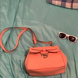 ALDO Salmon Pink Bow shoulder bag